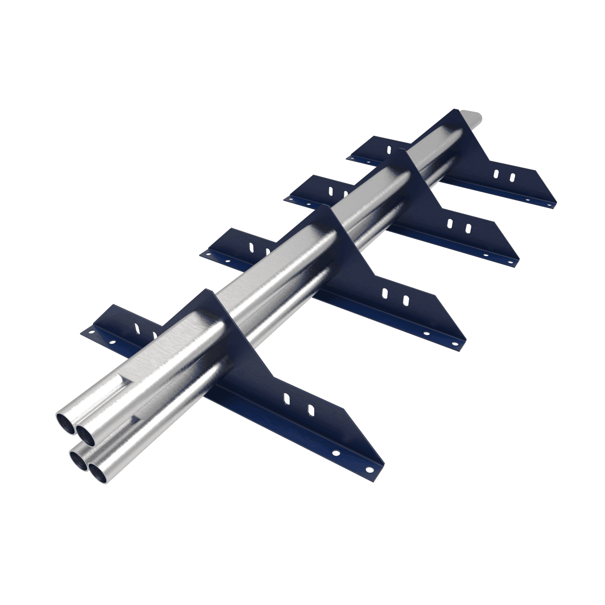 Снегозадержатель трубчатый 3000мм универсальный 40x20-1,0-2,0-4 холоднокатанная сталь с порошковым покрытием RAL 5002