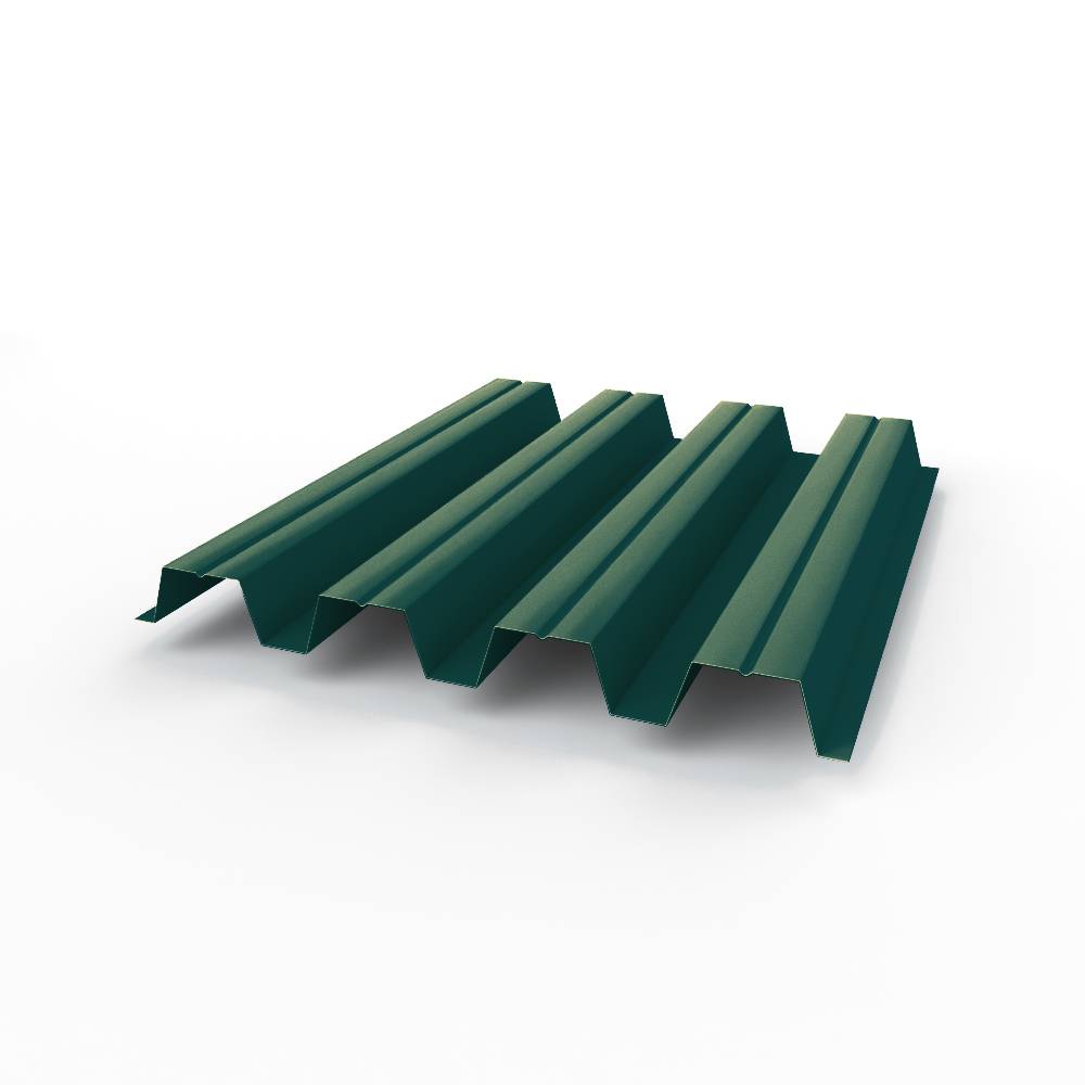 Профнастил Н57 оцинкованный 0,6х801мм (RAL 6004) с полимерным покрытием (Полиэстер)