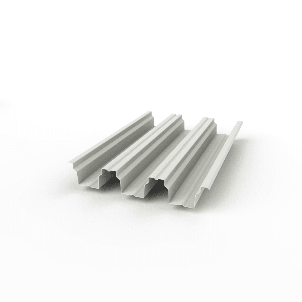 Профнастил Н114 - 0,8х646мм (RAL 9002) оцинкованный, с полимерным покрытием (полиэстер)