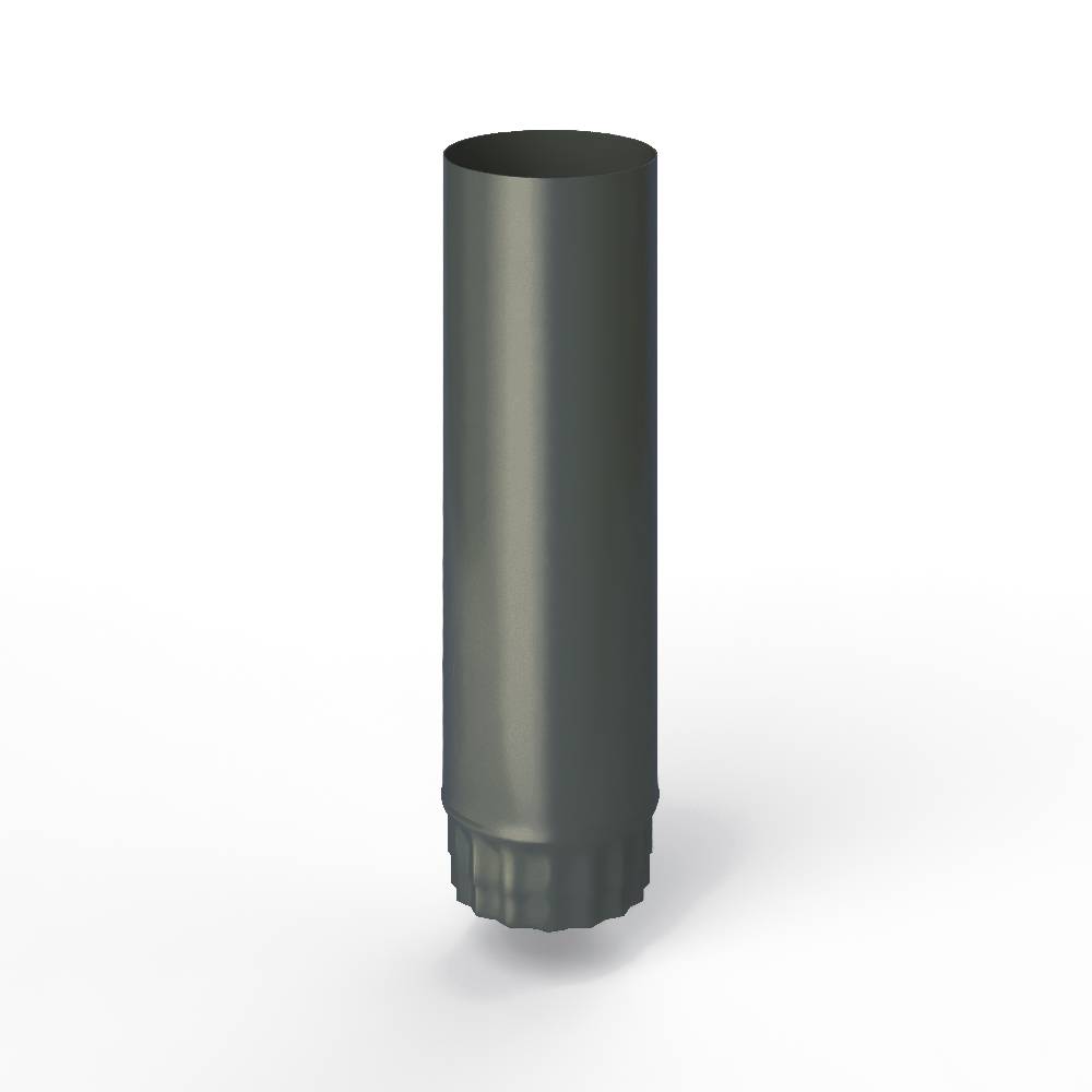 Труба водосточная оцинкованная порошок ф200х1250мм RAL 7043