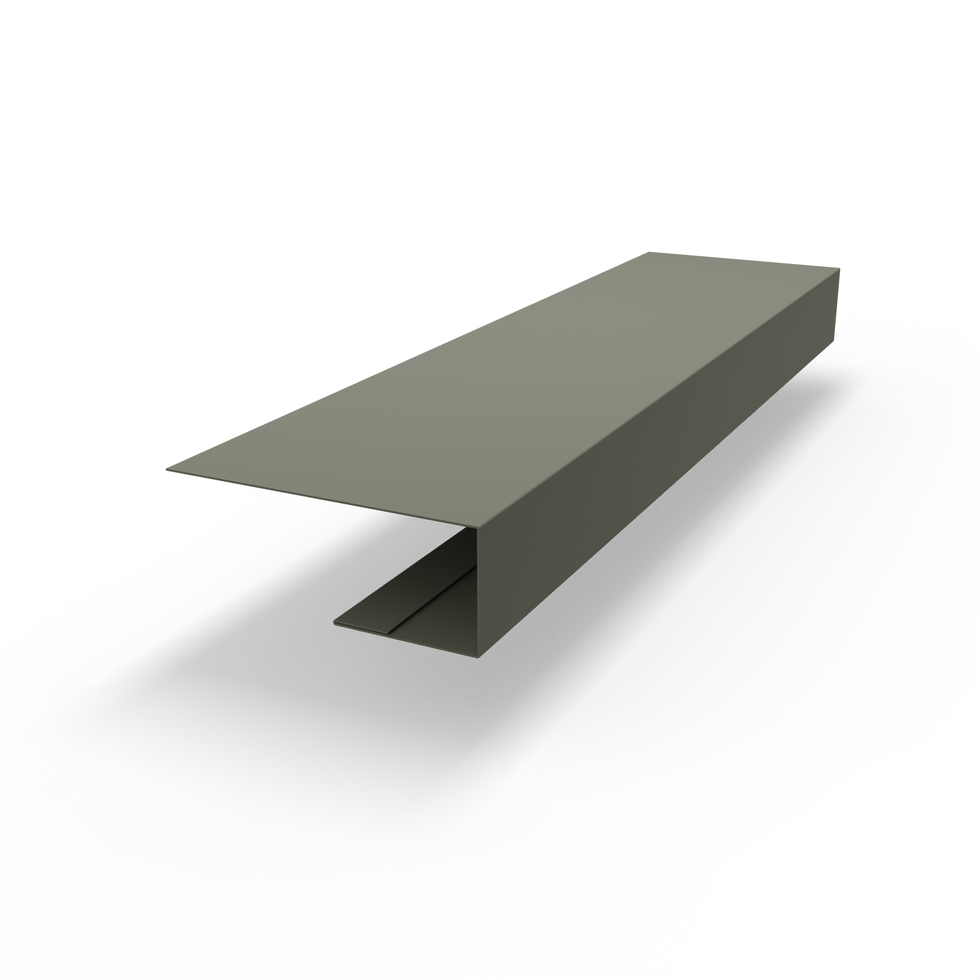 j планка RAL 7003 оцинкованная c порошковым покрытием 0,45мм