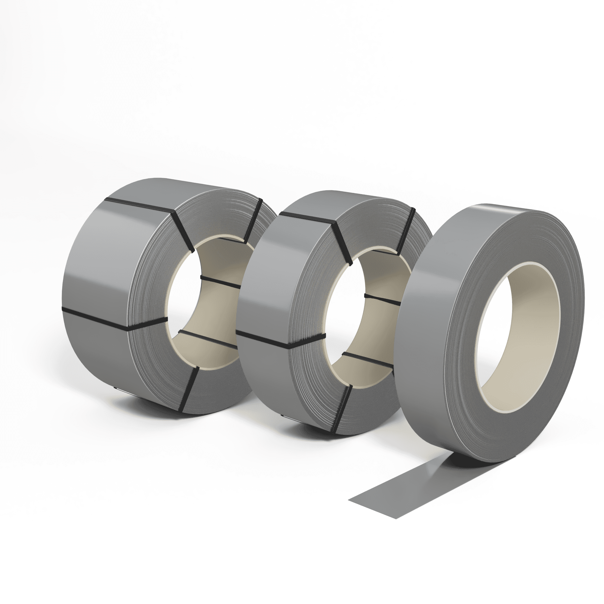 Лента оцинкованная (Штрипс) 0,5 мм (RAL 7004) с полимерным покрытием (полиэстер)