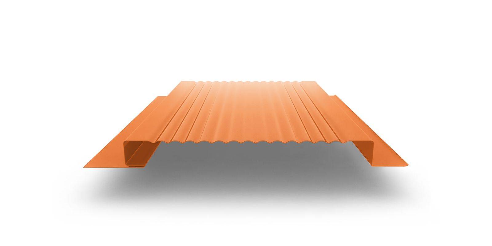 Линеарная панель оцинкованная с полимерным покрытием О-В-24хС/20 0,7х245мм RAL 2004