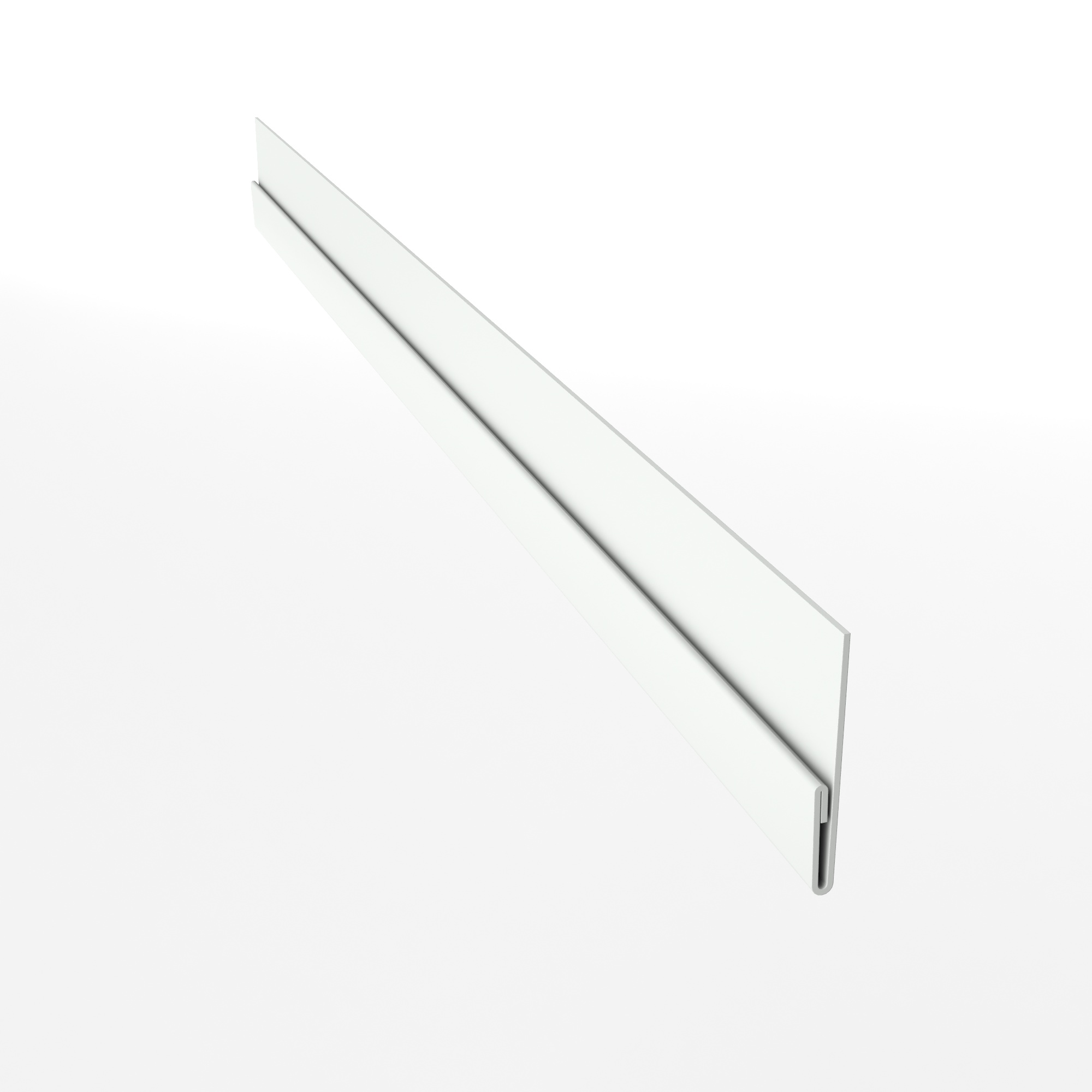 Планка стартовая для металлосайдинга блокхаус оцинкованная с порошковым покрытием 0,45мм ширина менее 625 мм RAL 9003