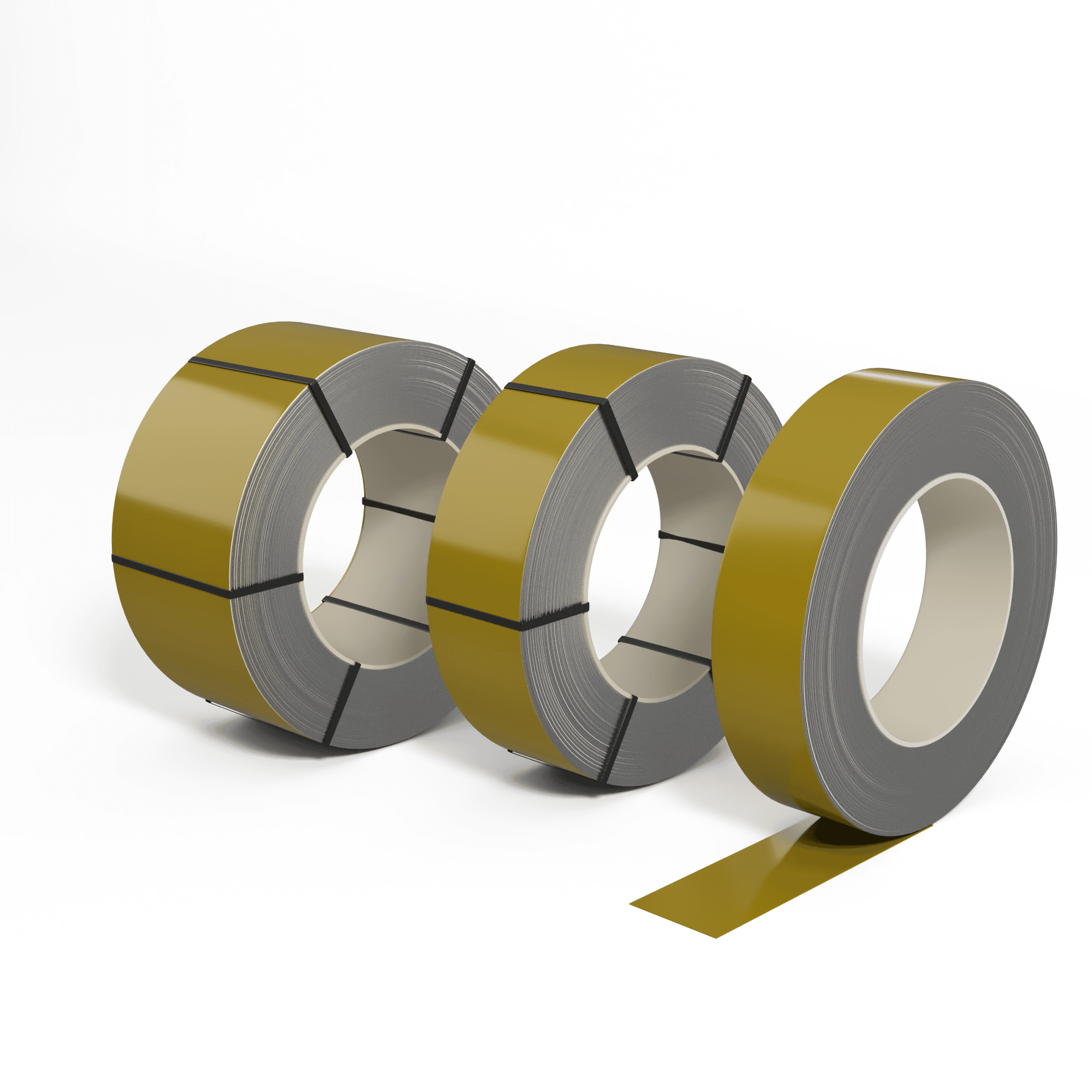 Лента оцинкованная (Штрипс) 0,6 мм (RAL 1027) с полимерным покрытием (полиэстер)