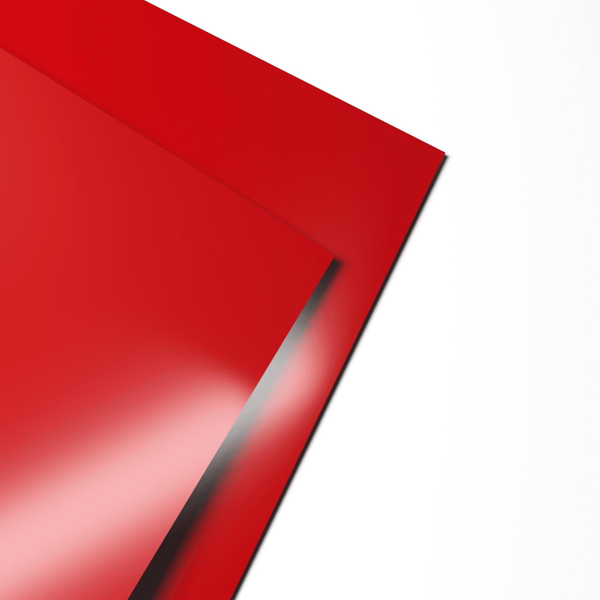 Лист оцинкованный 0,65х1250мм (RAL 3020) с полимерным покрытием (полиэстер)