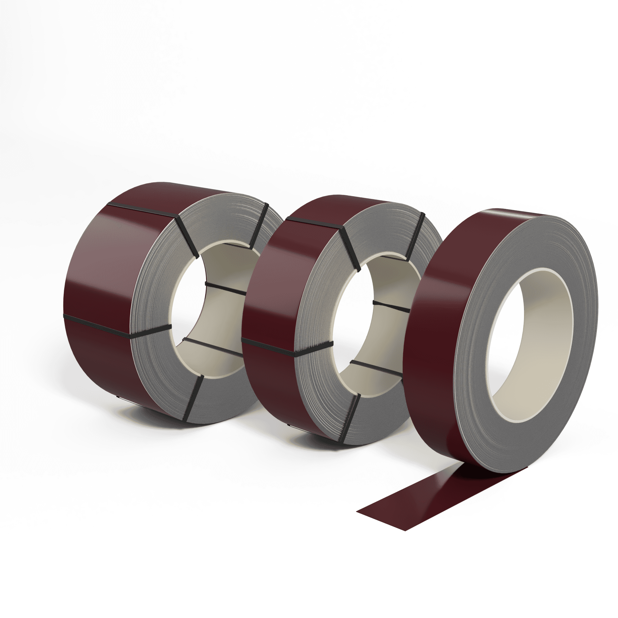 Лента оцинкованная с полимерным покрытием полиэстер Grand line Optima 0,4мм RAL 3005