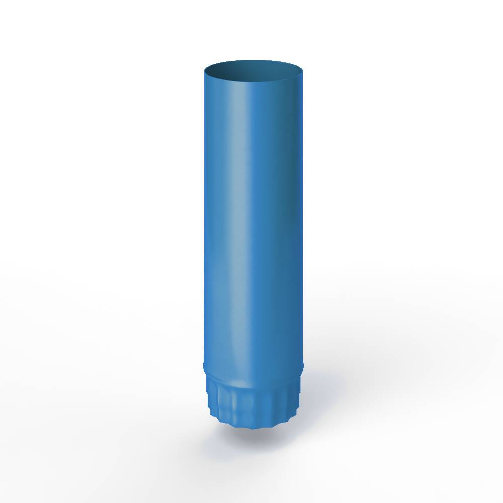 Труба водосточная оцинкованная порошок ф120х1250мм RAL 5012