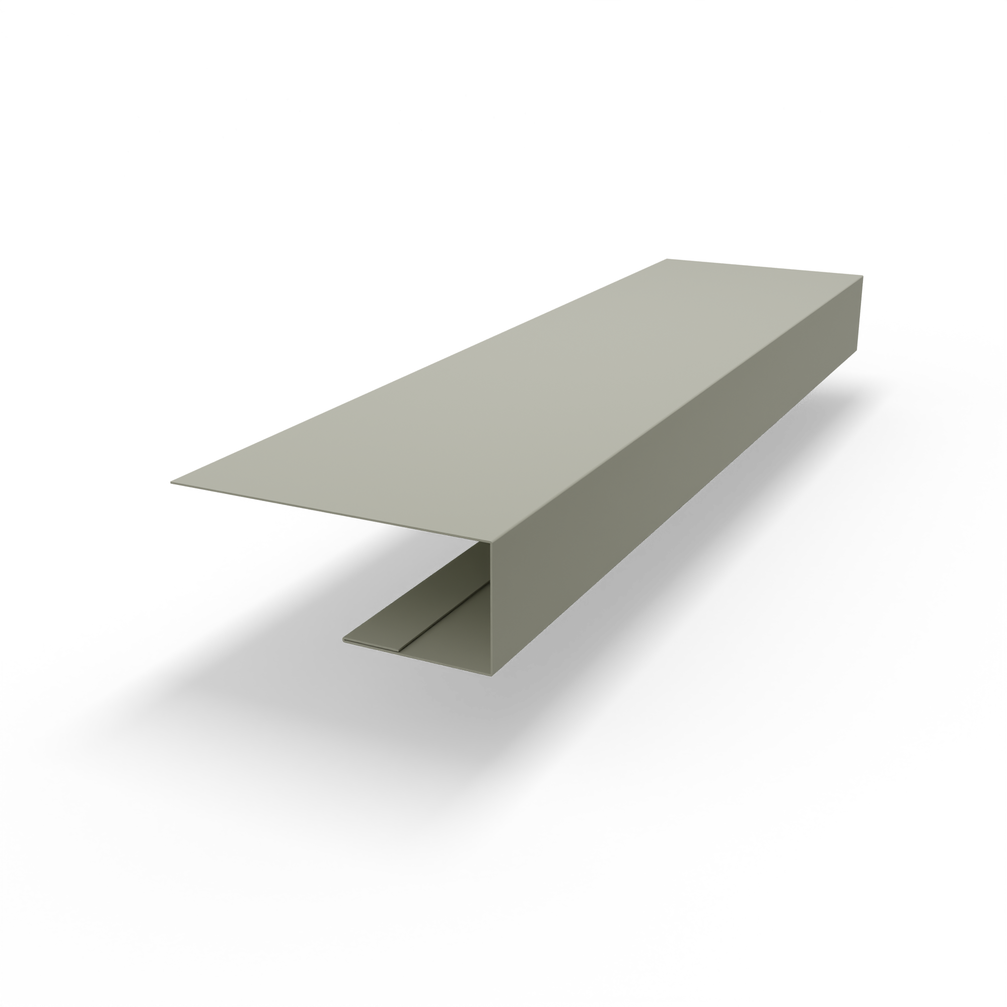 j планка RAL 7032 оцинкованная c порошковым покрытием 0,45мм