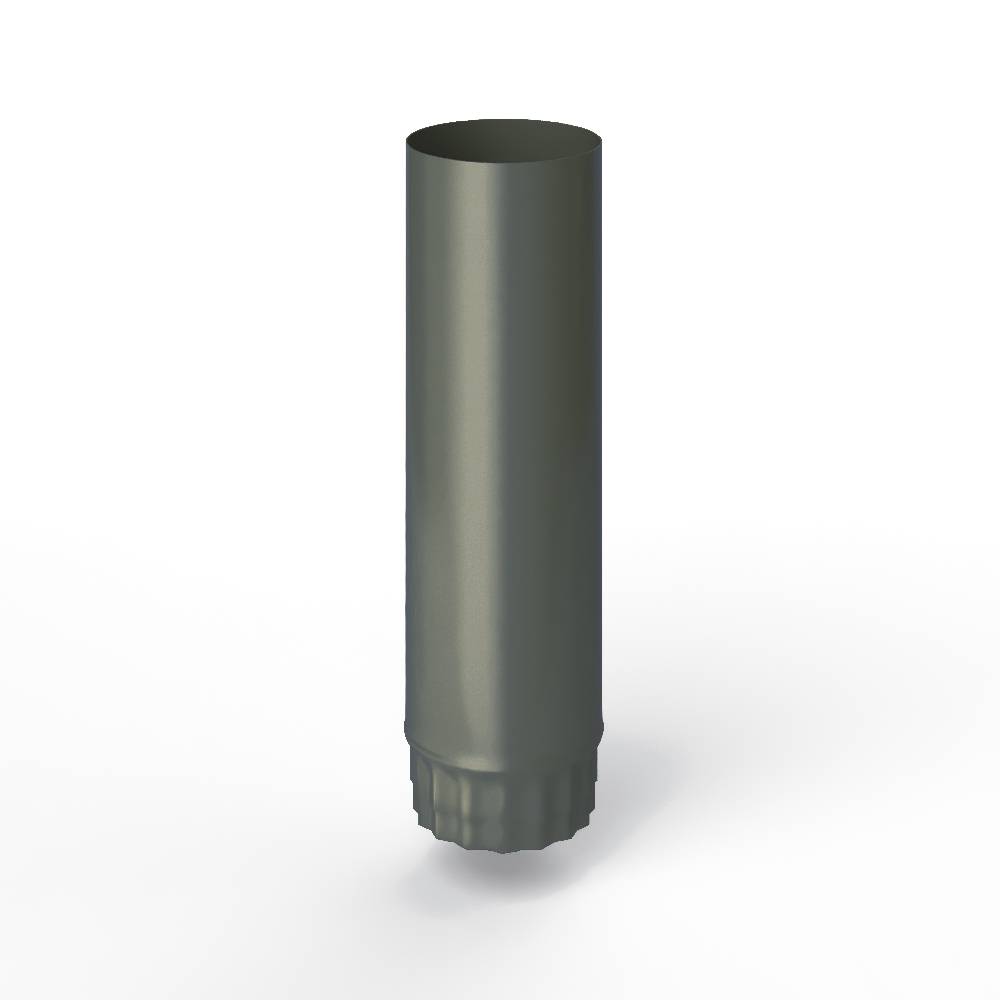 Труба водосточная оцинкованная порошок ф150х1250мм RAL 7010