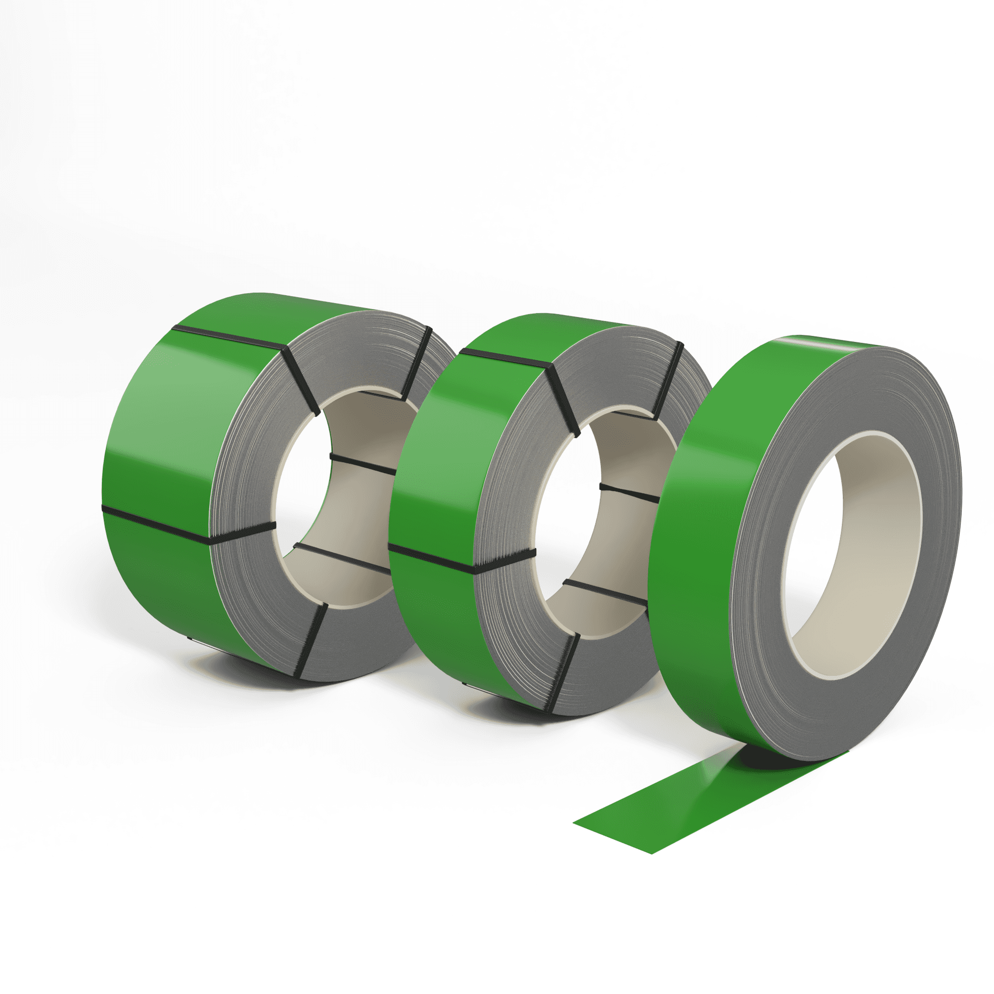 Лента оцинкованная (Штрипс) 0,6 мм (RAL 6018) с полимерным покрытием (полиэстер)