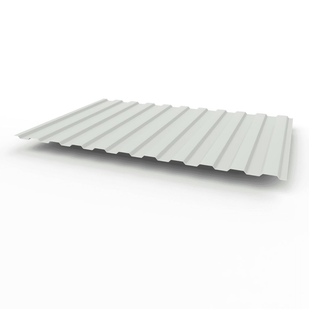 Профнастил С8 - 0,5х1180мм (RAL 9018) оцинкованный, с полимерным покрытием (полиэстер)