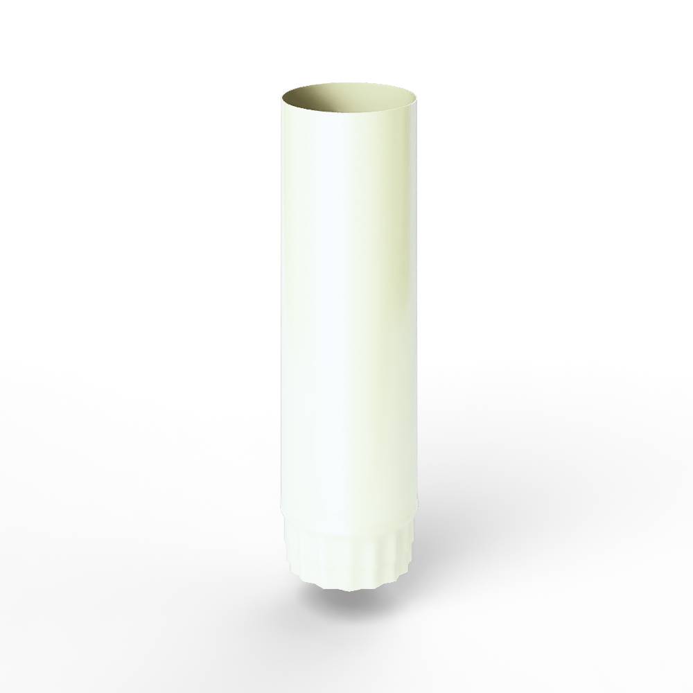 Труба водосточная оцинкованная порошок ф90х1250мм RAL 9016