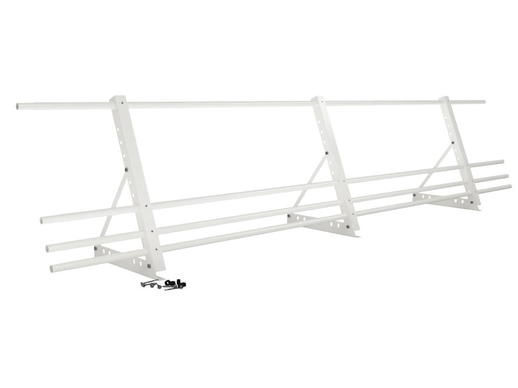 Ограждение кровельное оцинкованная сталь с порошковым покрытием 2000мм универсальный 600-25-1-1,5-2 оцинкованная сталь с порошковым покрытием RAL 9003