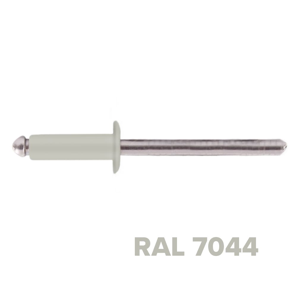 Заклепка 3.2x10 (RAL 7044) A2/A2 вытяжная