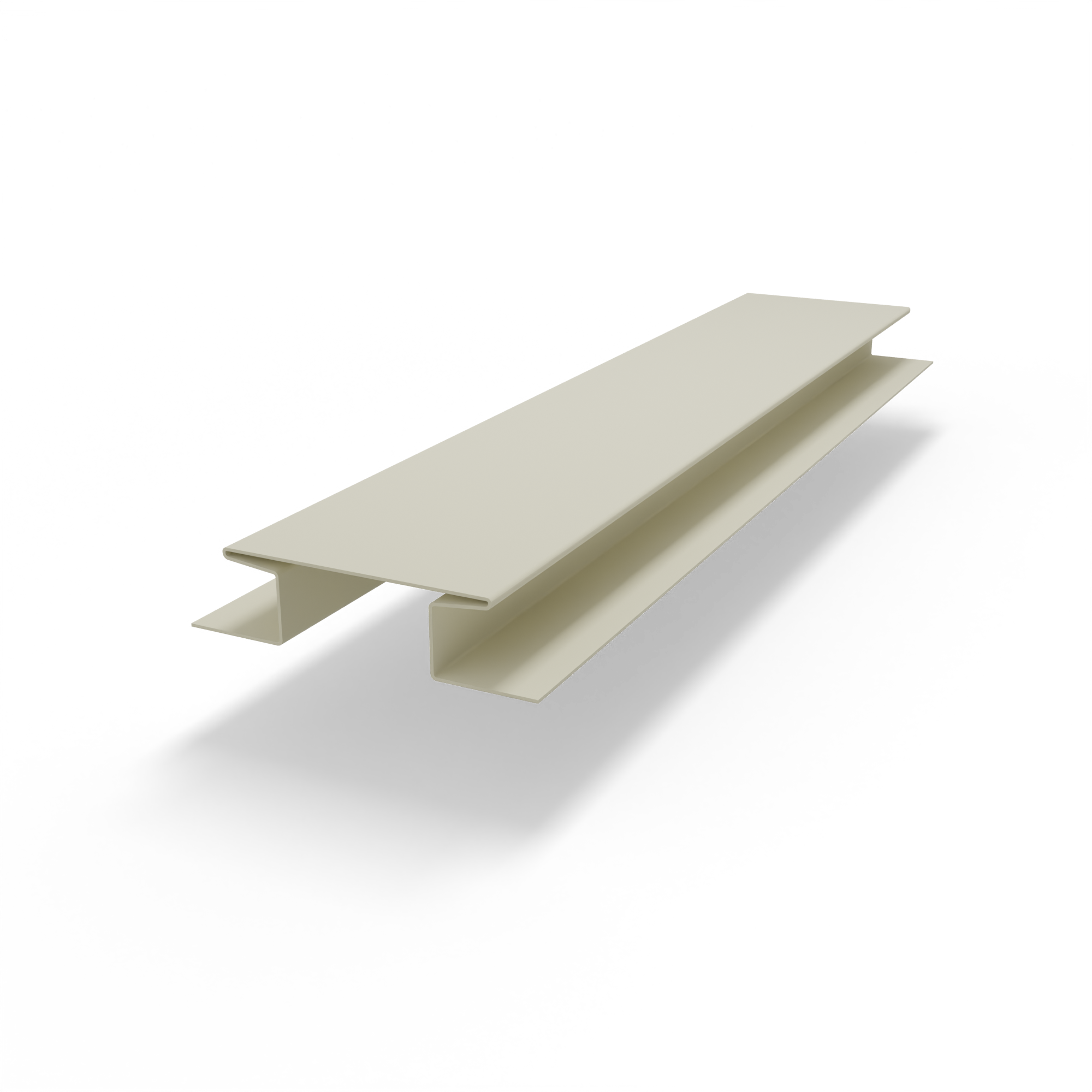 Н-образная планка (RAL 1013) оцинкованный с порошковым покрытием 0,45 мм