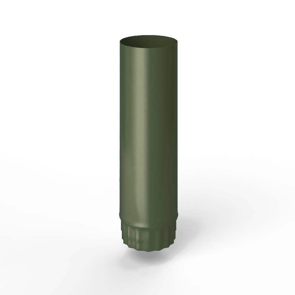 Труба водосточная оцинкованная порошок ф140х1250мм RAL 6003