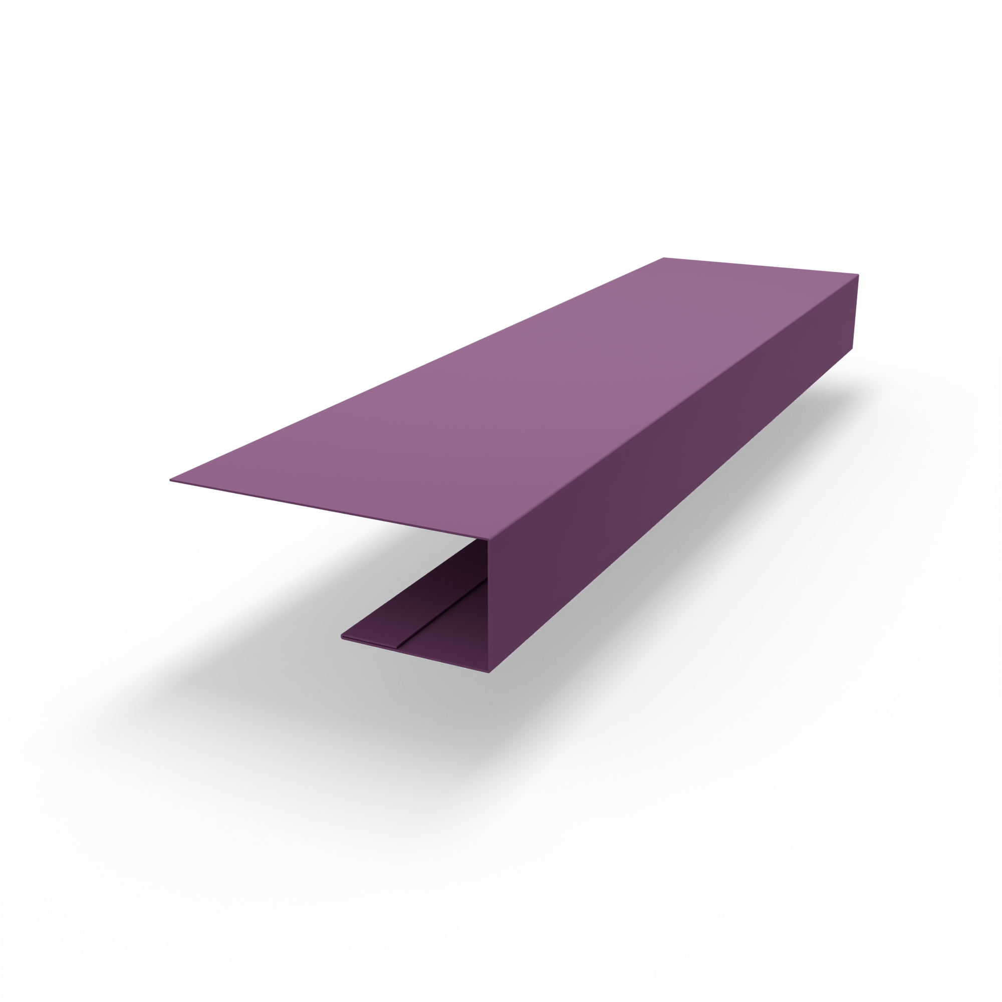 J профиль RAL 4001 оцинкованный c порошковым покрытием 0,45мм