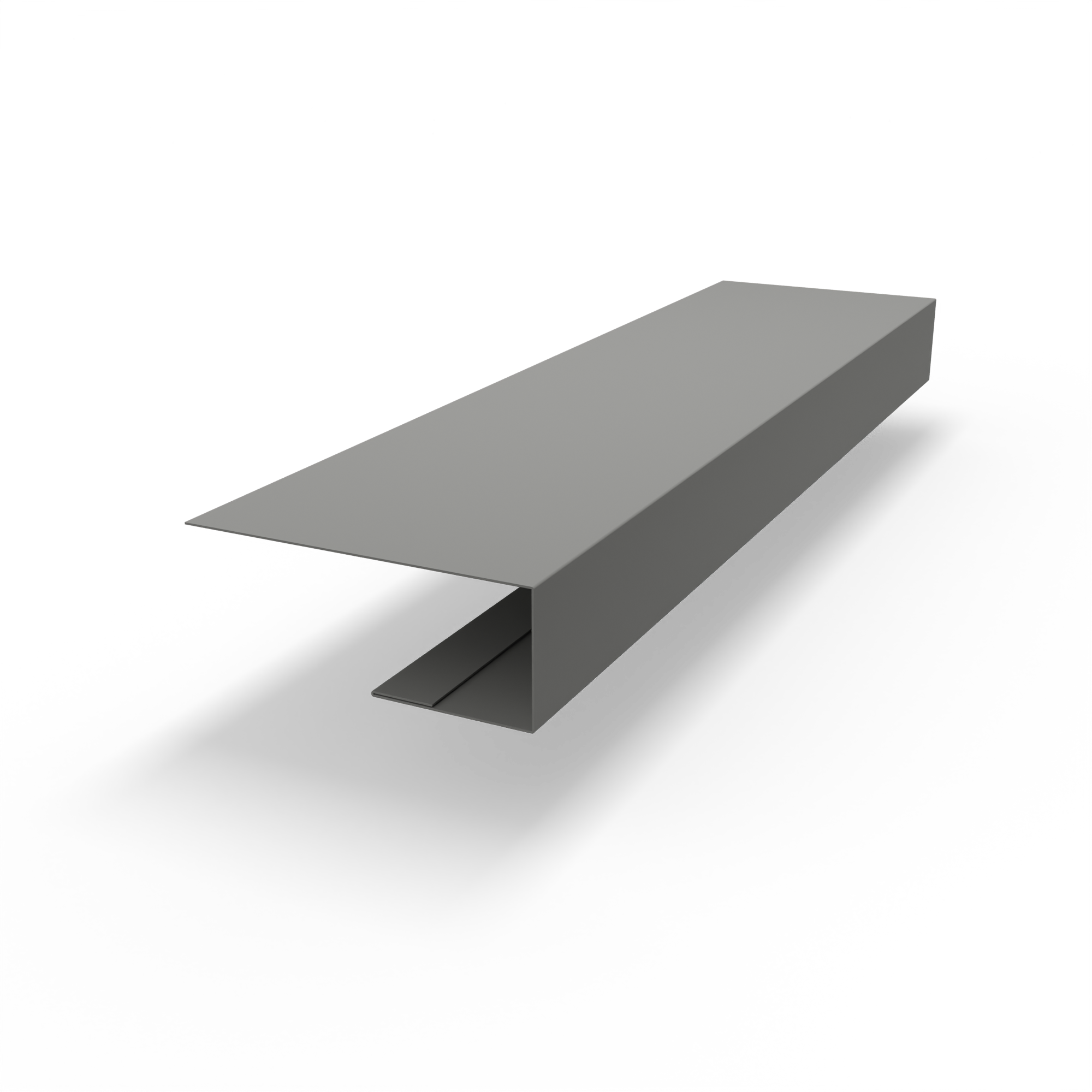 j планка RAL 9007 оцинкованная c порошковым покрытием 0,45мм