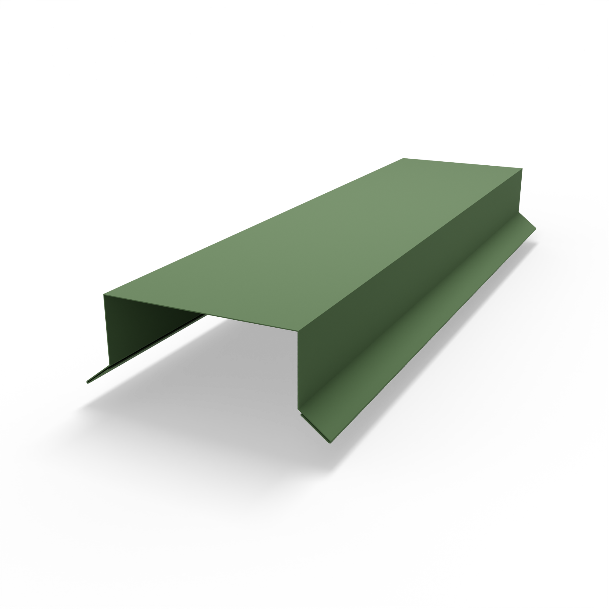 Парапет плоский RAL 6011 полиэстер 0,45