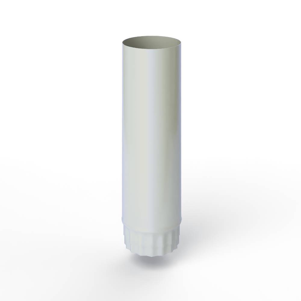 Труба водосточная оцинкованная порошок ф90х1250мм RAL 7035