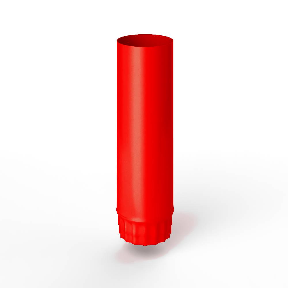 Труба водосточная оцинкованная порошок ф90х1250мм RAL 3024