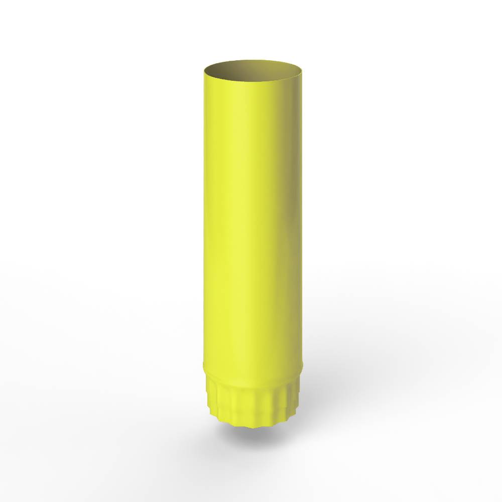 Труба водосточная оцинкованная порошок ф220х1250мм RAL 1016