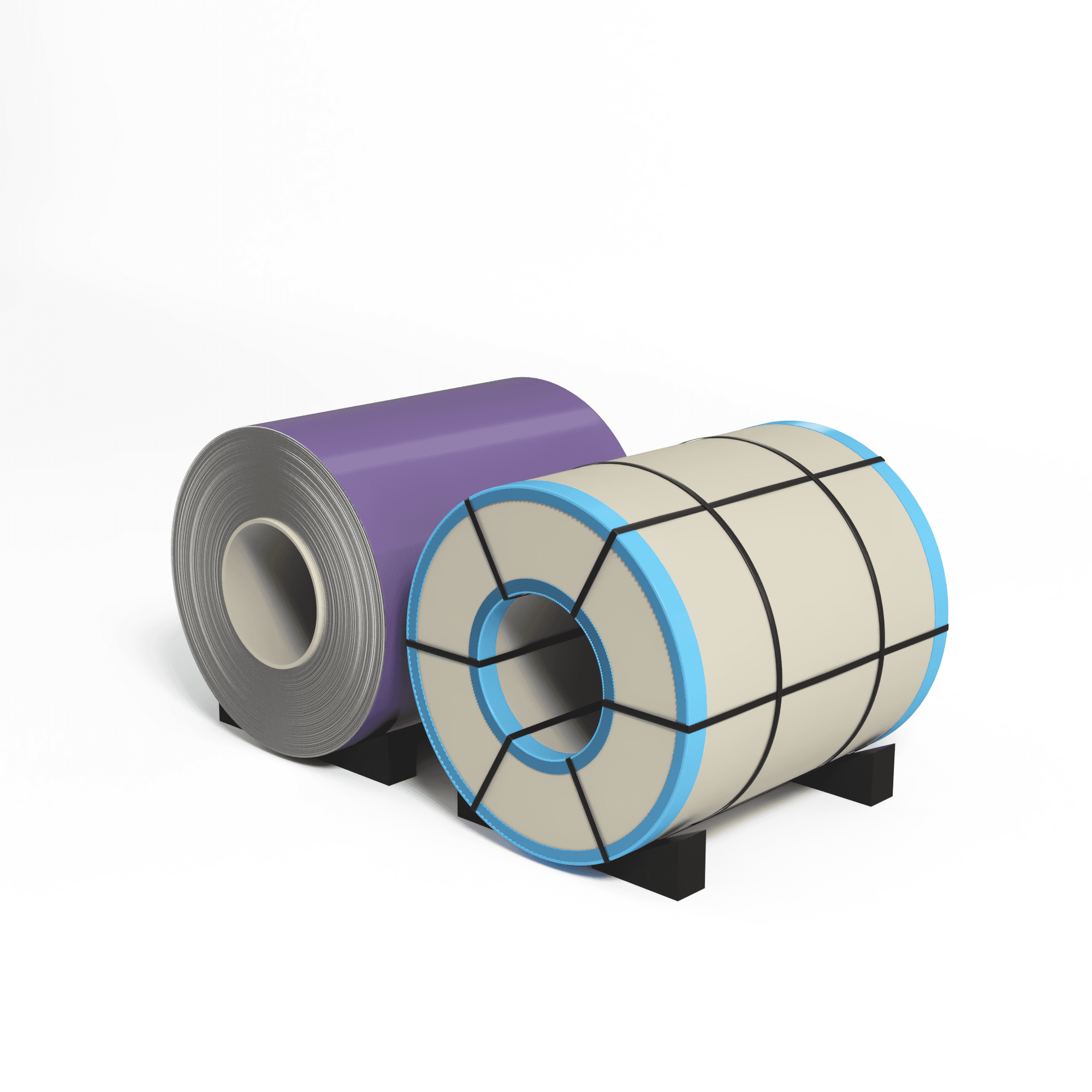 Рулон оцинкованный с полимерным покрытием полиэстер 0,4х1250мм RAL 4011 Перламутрово-фиолетовый