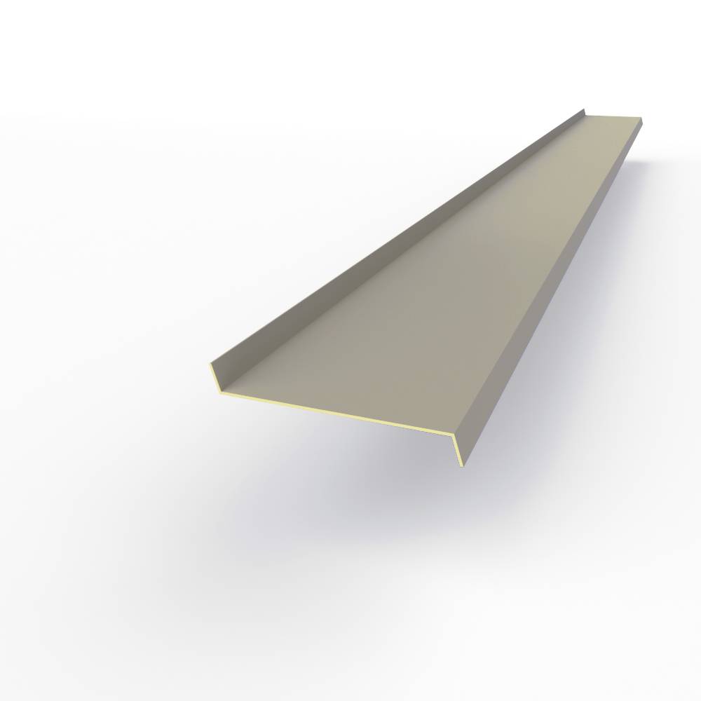 Отлив 0,4 мм RAL 7036 оконный оцинкованный c порошковым покрытием