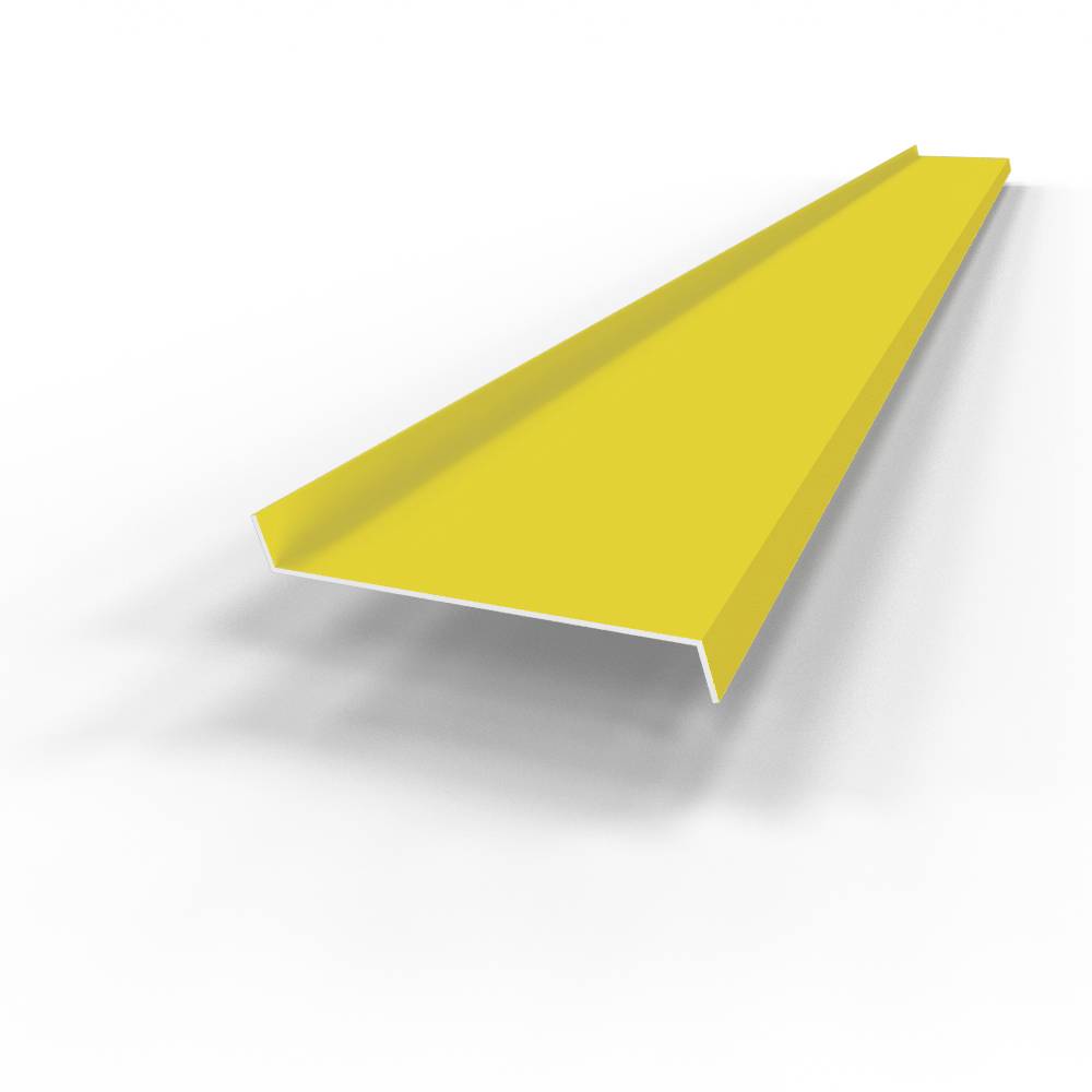 Отлив 0,5 мм RAL 1018 оконный оцинкованный c порошковым покрытием