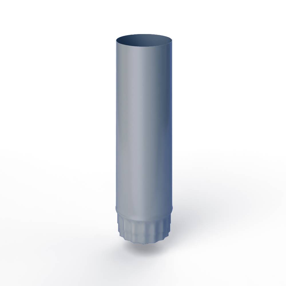 Труба водосточная оцинкованная порошок ф200х1250мм RAL 9006