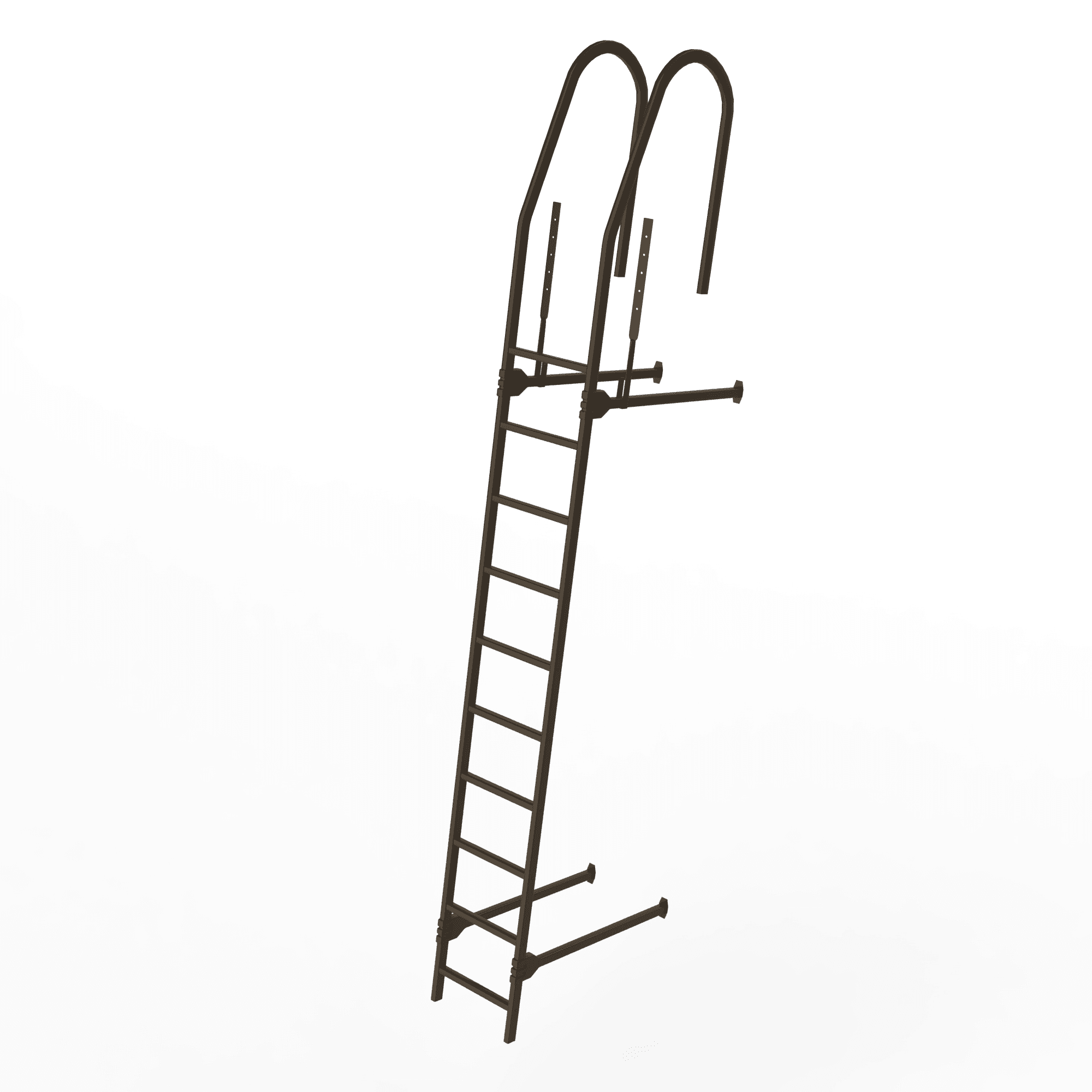 Лестница фасадная 2000мм холоднокатанная сталь с порошковым покрытием RR 32