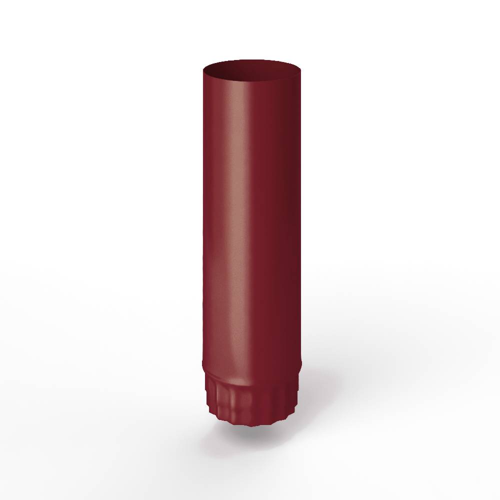 Труба водосточная оцинкованная порошок ф140х1250мм RAL 3004