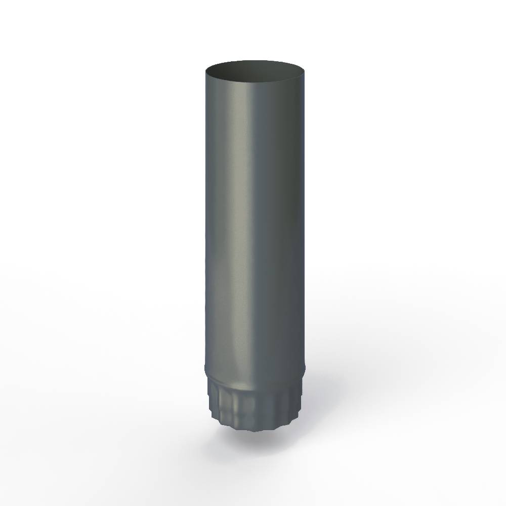 Труба водосточная оцинкованная порошок ф210х1250мм RAL 7012