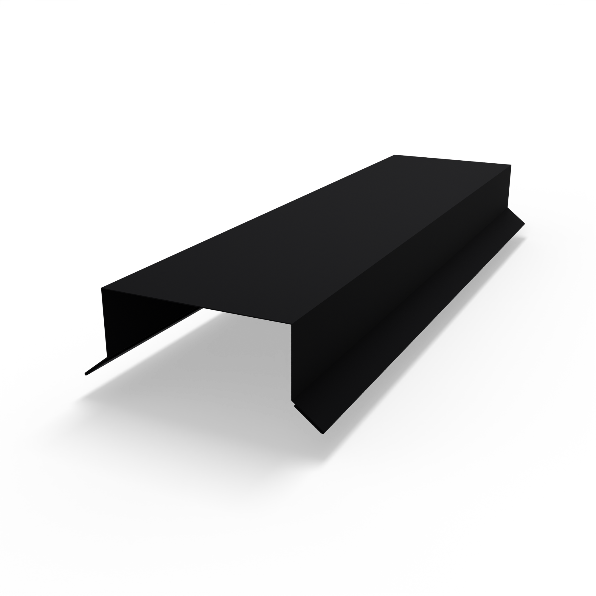 Парапет плоский RAL 9005 полиэстер 1,2 мм