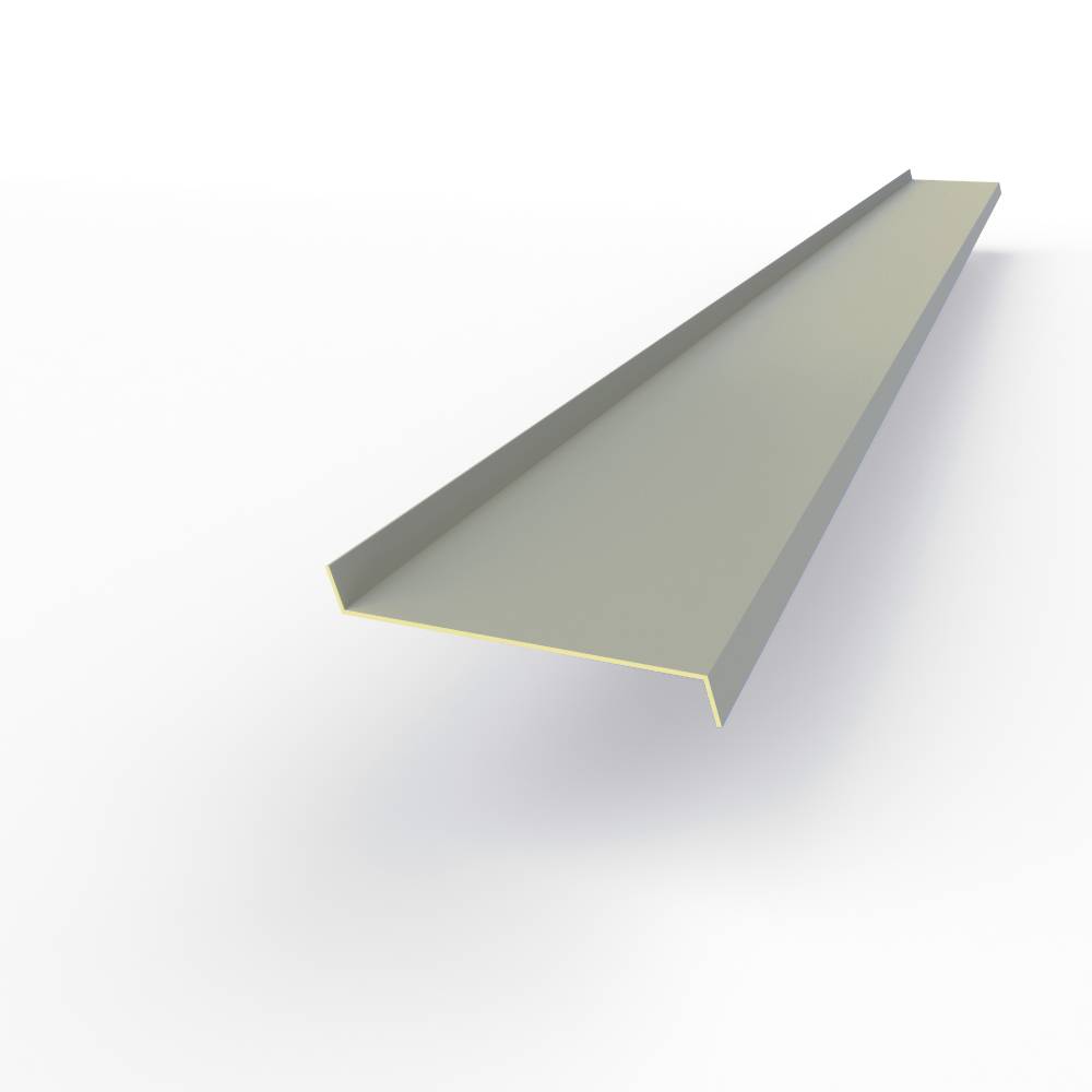 Отлив 0,45мм RAL 7004 оконный оцинкованный c порошковым покрытием