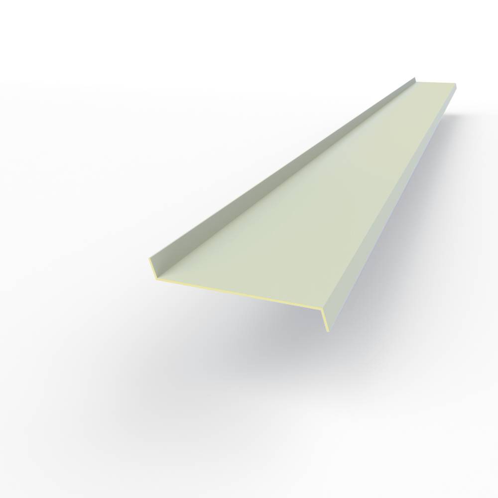 Отлив 0,4 мм RAL 7035 оконный оцинкованный c порошковым покрытием