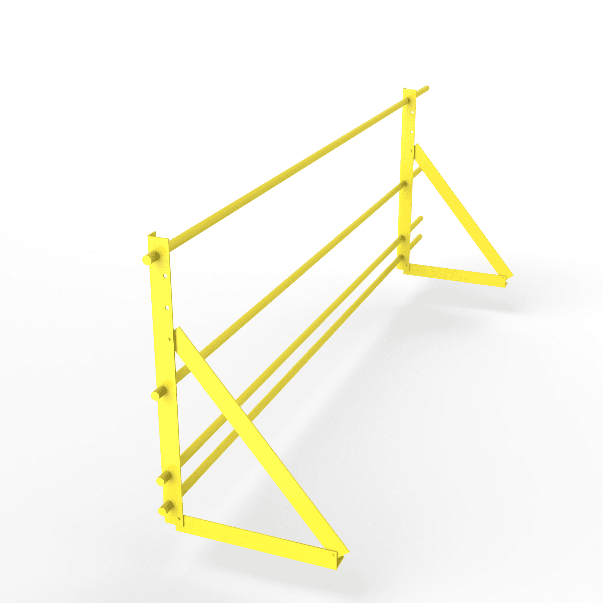 Ограждение кровельное функция снегозадержатель 3000мм универсальный 600-25-1-1,5-3 оцинкованная сталь с порошковым покрытием RAL 1018