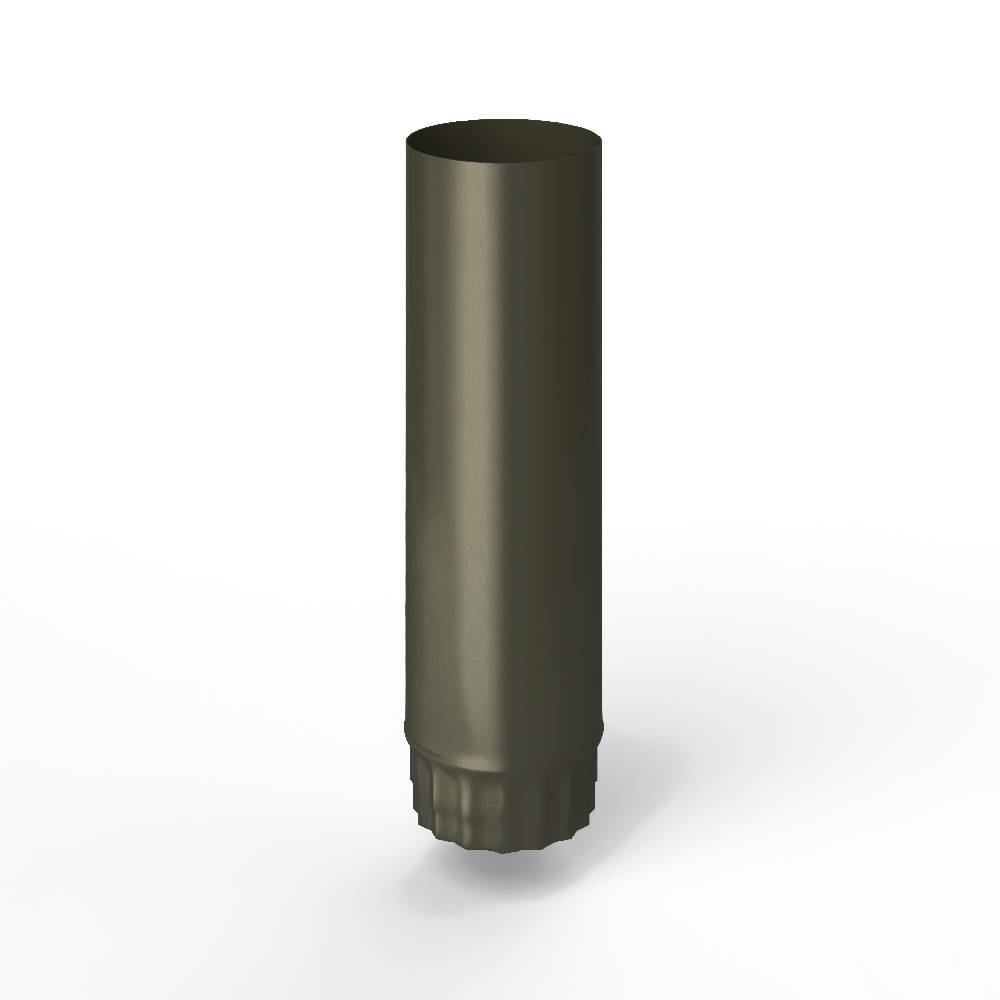 Труба водосточная оцинкованная порошок ф106х1250мм RAL 6014