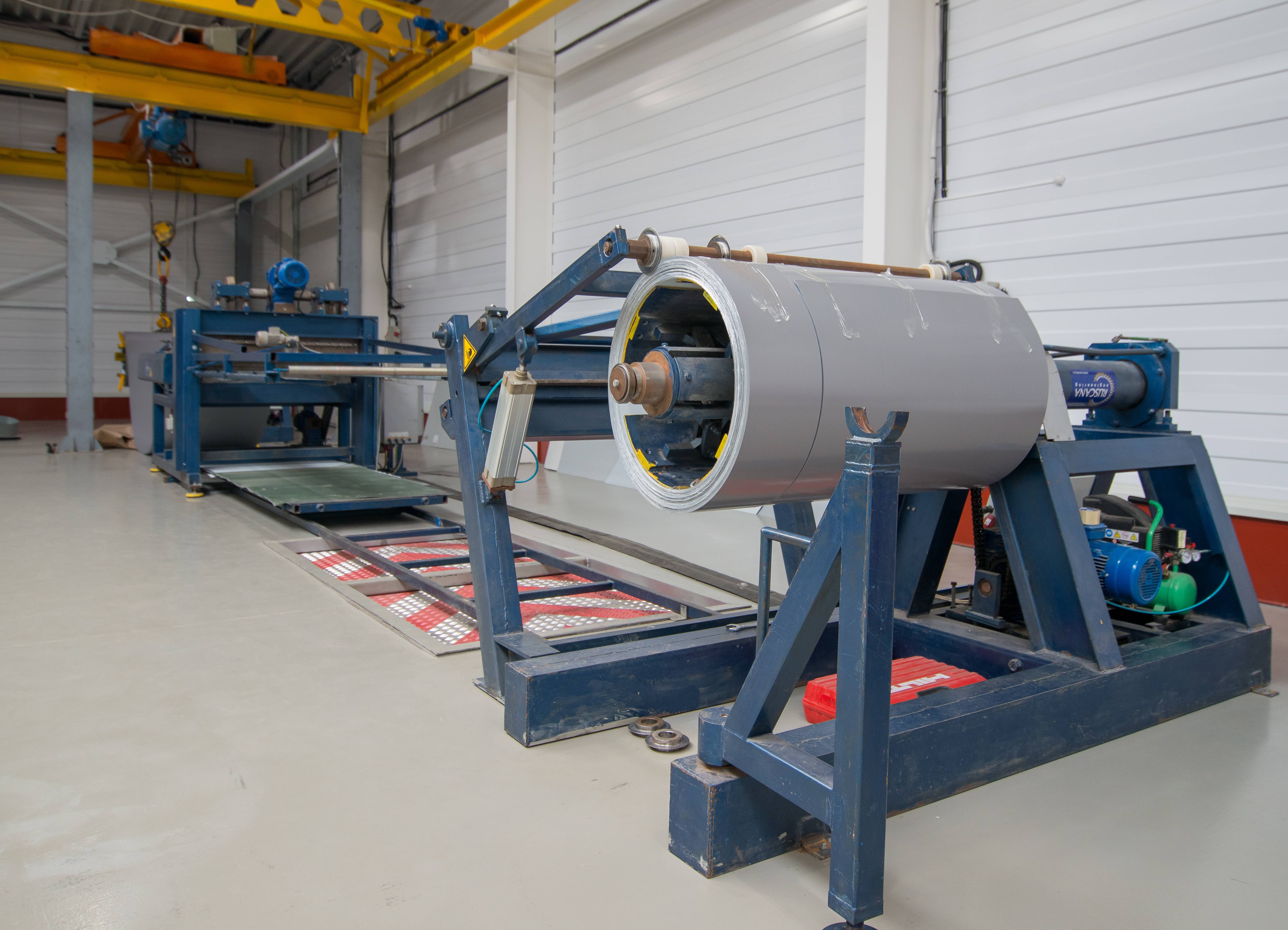 Лента оцинкованная (Штрипс) 0,65 мм (RAL 7038) с полимерным покрытием (полиэстер)