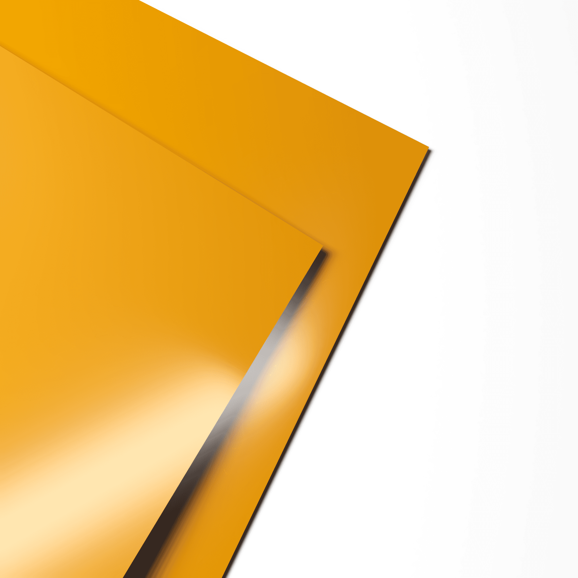 Лист оцинкованный 0,45х1250мм (RAL 1007) с полимерным покрытием (полиэстер)