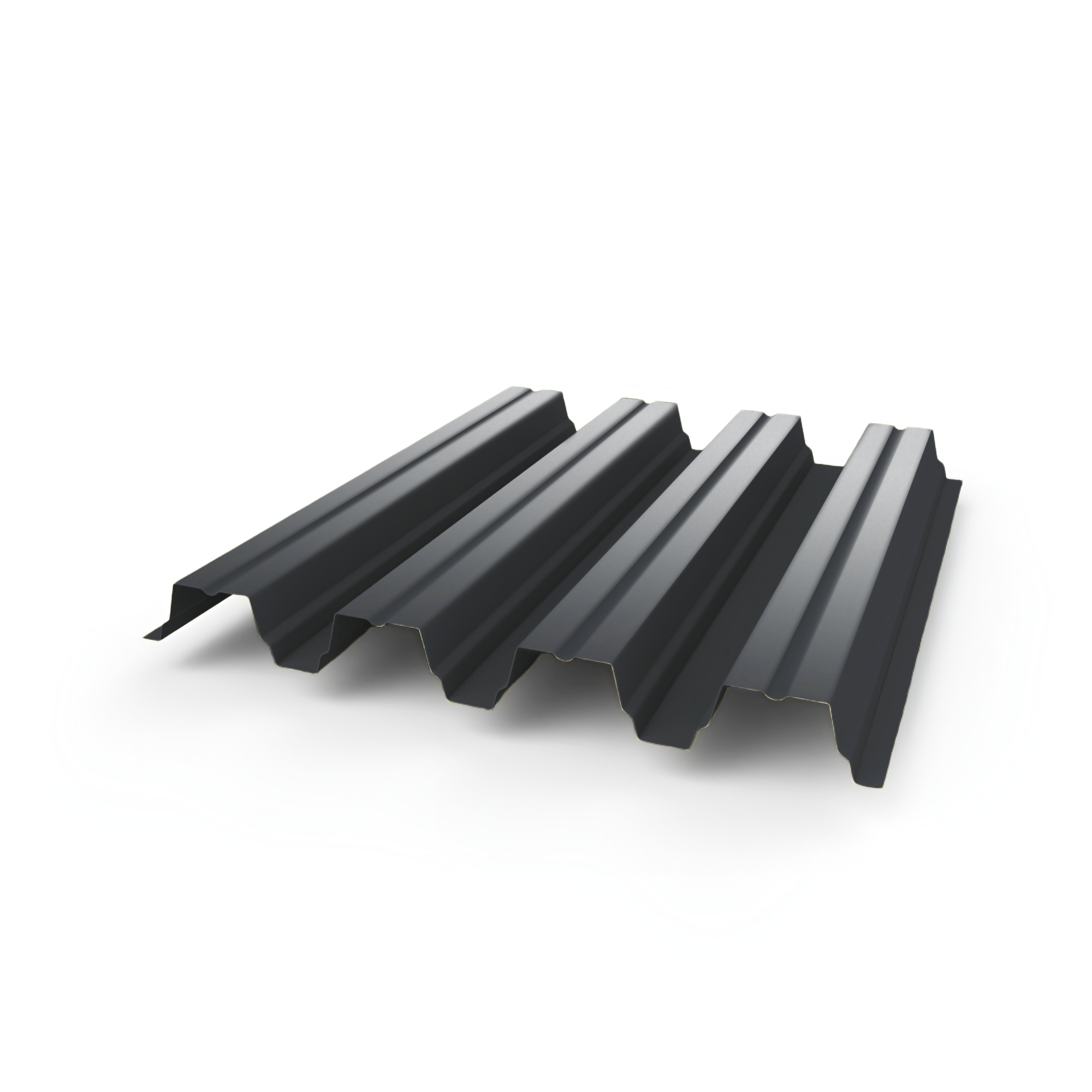 Профнастил Н75 - 0,65 (RAL 7024) с полимерным покрытием (полиэстер)