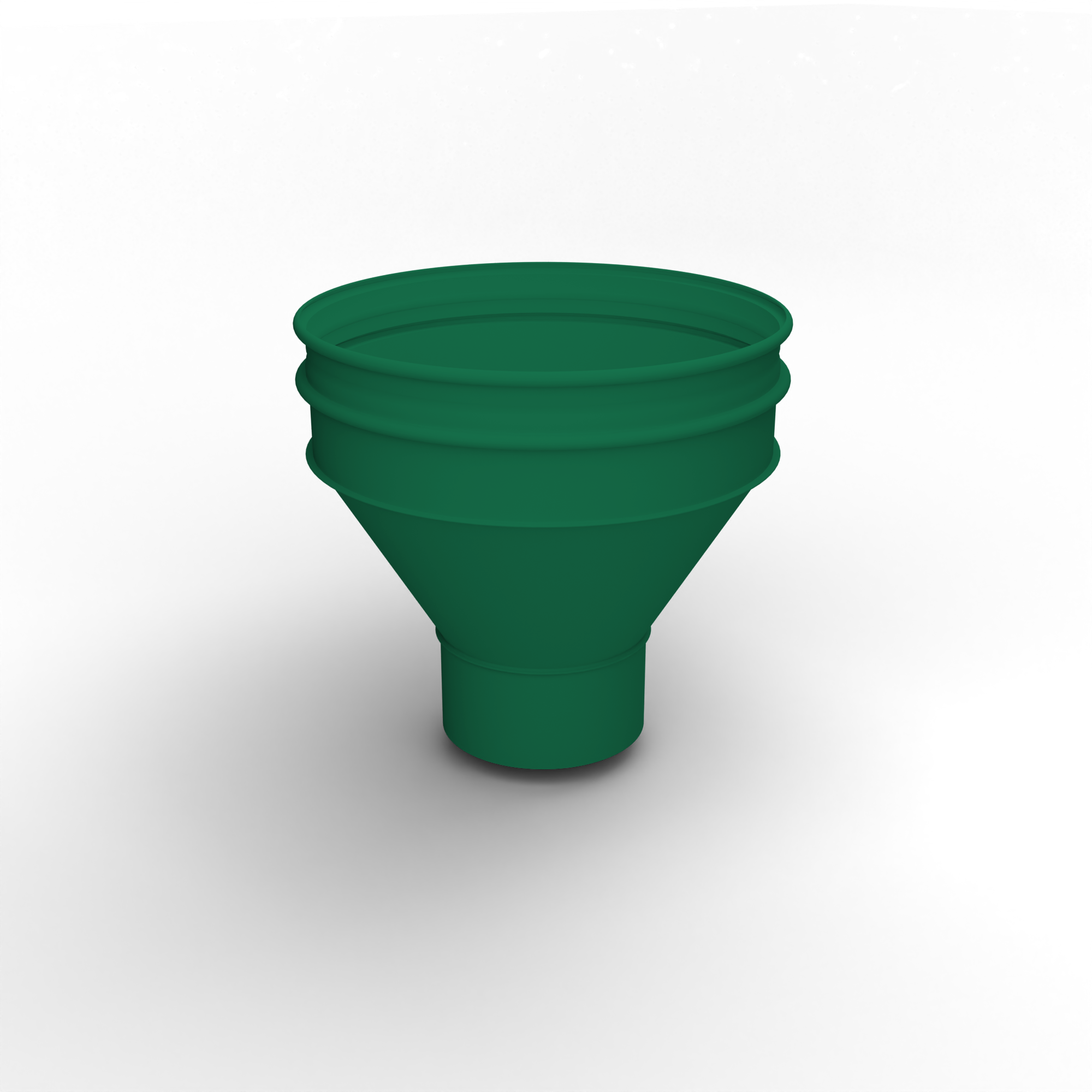 Воронка водосточная ф90х350мм (RAL 6029) водосборная, c порошковым покрытием