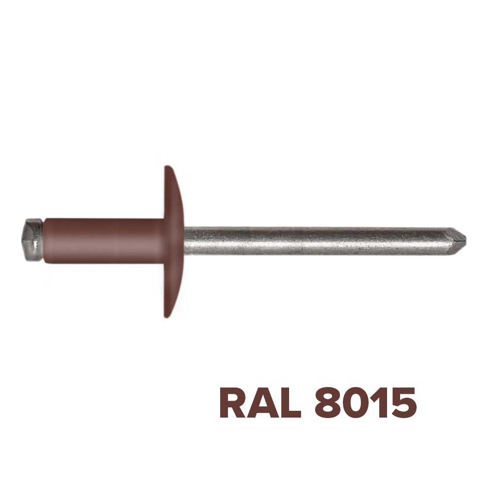 Заклепка 3.2x10 (RAL 8015) A2/A2 вытяжная