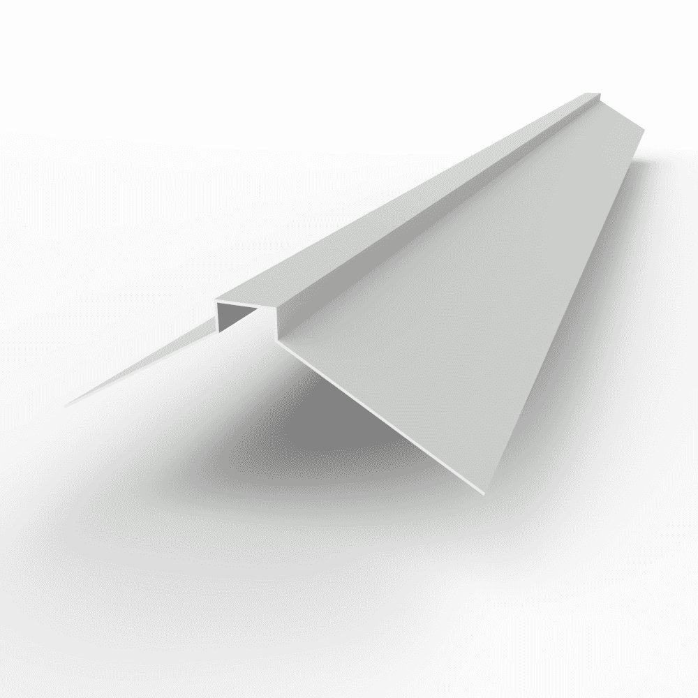 Конек фигурный 0,45 мм RAL 9018 оцинкованный, с порошковым покрытием