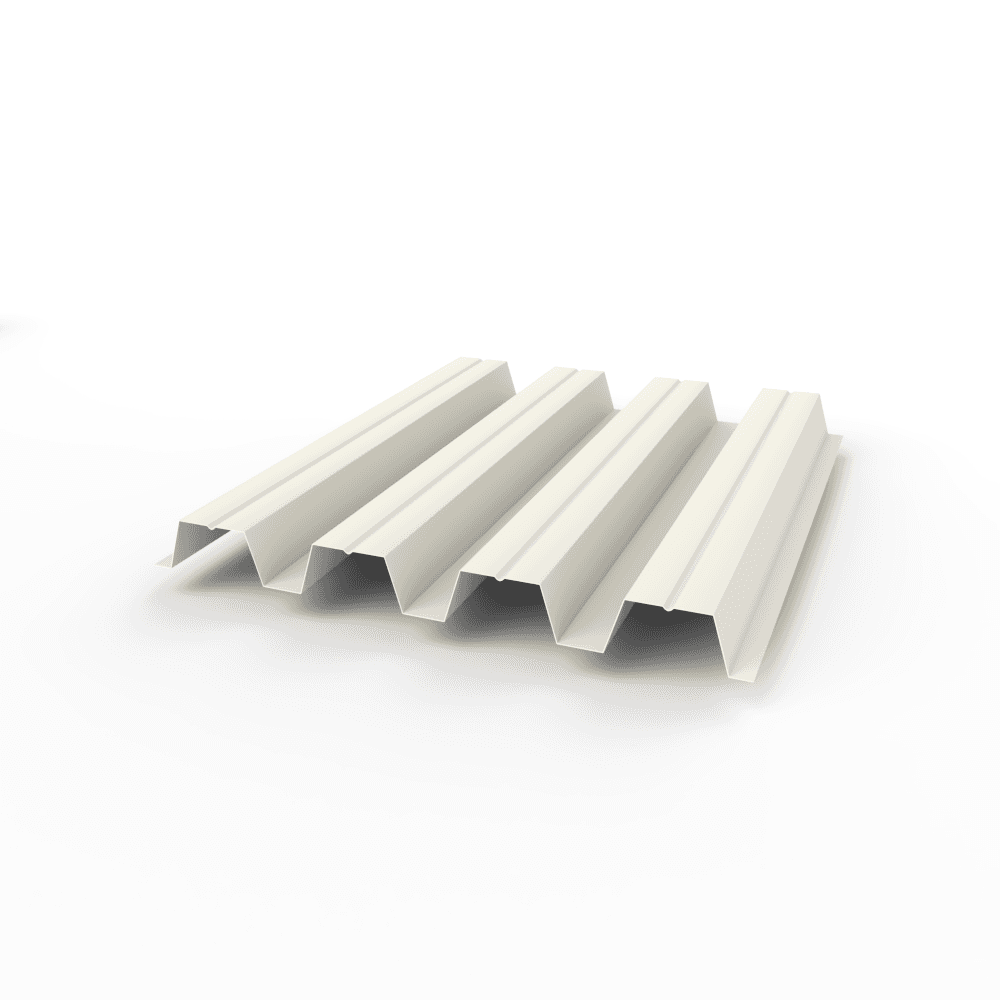 Профнастил Н57 оцинкованный 0,7х801мм (RAL 9001) с полимерным покрытием (Полиэстер)