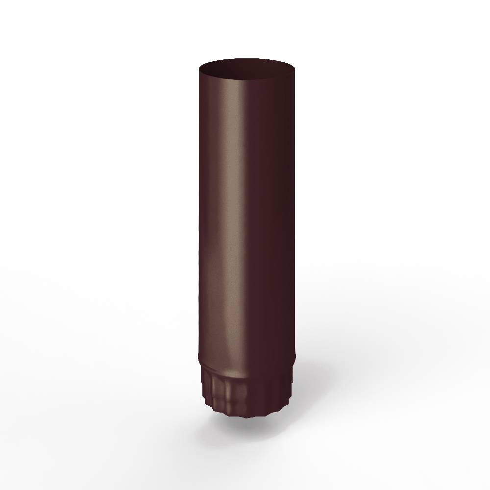 Труба водосточная оцинкованная порошок ф100х1250мм RAL 3007