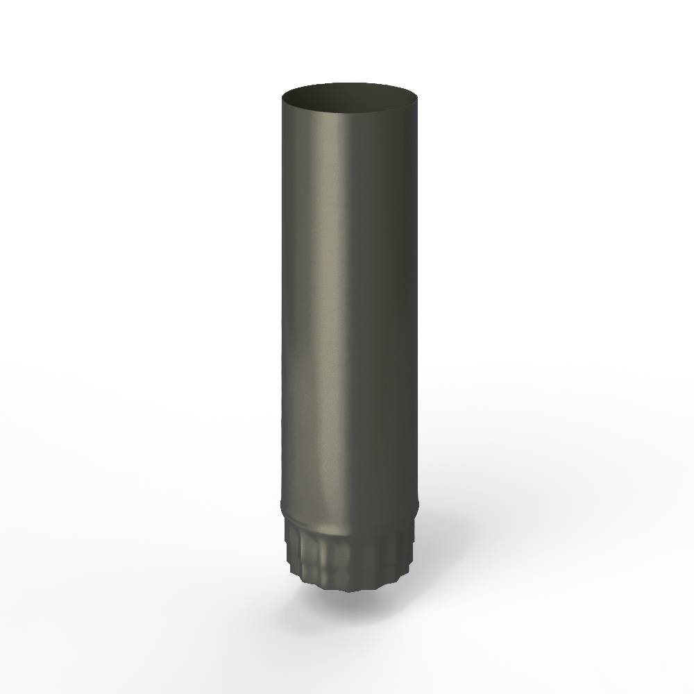 Труба водосточная оцинкованная порошок ф110х1250мм RAL 7022