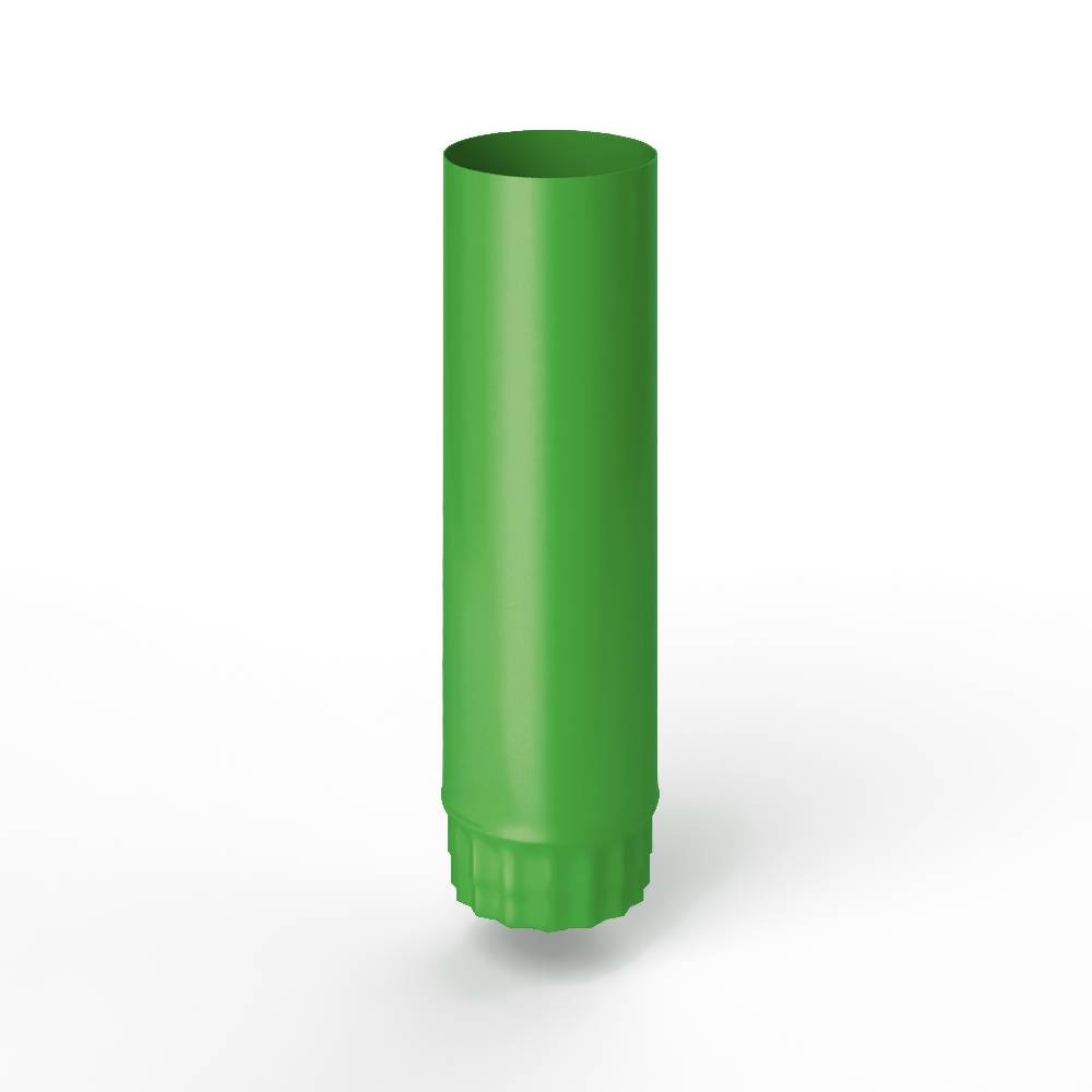 Труба водосточная оцинкованная порошок ф100х1250мм RAL 6018