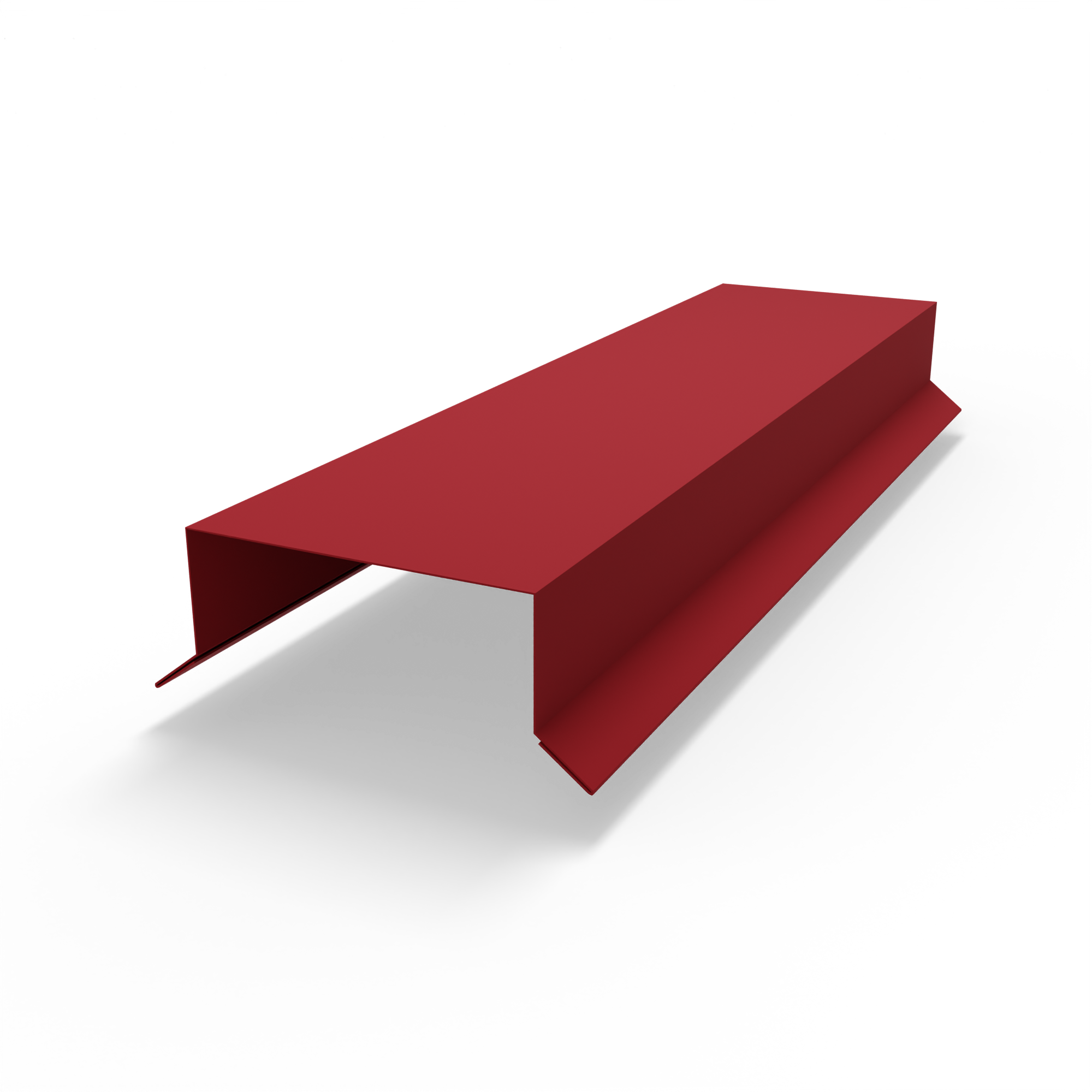 Парапет плоский RAL 3002 полиэстер 0,45